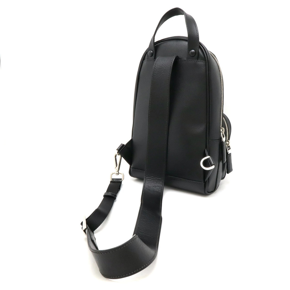 Prada Bag Bum Hobo Saffiano Leather Nero Crossbody Body Belt Shoulder Black